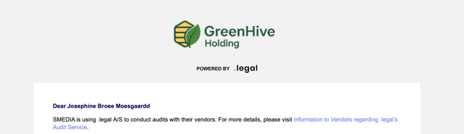 Company logo on email