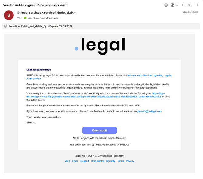 Mail eksempel