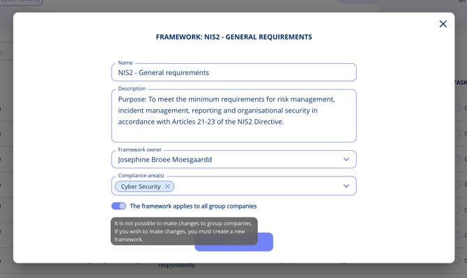 Edit framework 2