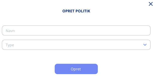 Pop op-vindue opret politik