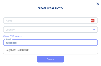 createlegalenetityfromcvr